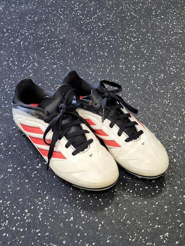 Used Adidas Soccer Cleats White Junior 01 11849-S000039209