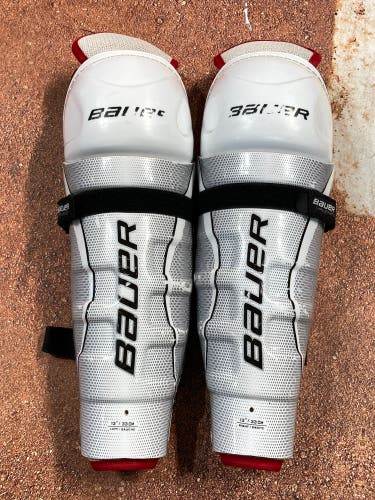 Used Senior Bauer Challenger Shin Pads 13"