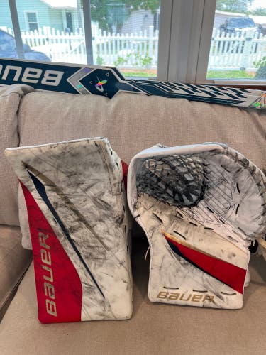 Florida Panthers // NHL Game Used Spencer Knight Hyperlite 2 Goalie Glove Set