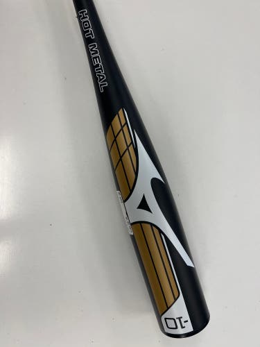 Mizuno Hot Metal Alloy USSSA Certified Bat (-10) 18 oz 28" (Used)