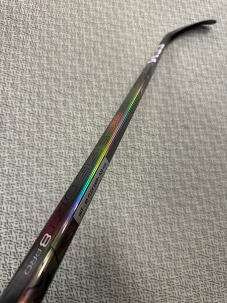 Intermediate Black CCM JetSpeed FT8 Pro Left Hand Hockey Stick P28+1/4 55 Flex (New)