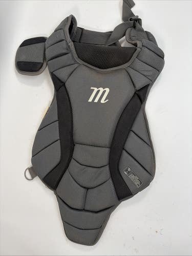 Marucci Baseball Catchers Chest Protector, MCATCH, Small, 12", Grey/Black