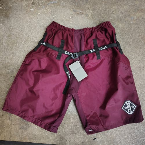 Maroon Tackla TGS60 Ice Hockey Girdle Shell Cover Adult Small (New)