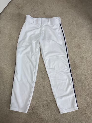 White Men's Small Youth Alleson Game Pants (New)
