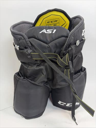 CCM Super Tacks AS1 Ice Hockey Pants, Youth Small, Black