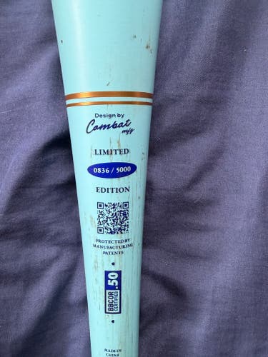 2025 Combat MFG Spec A1 Alloy BBCOR Certified Bat (-3) 29 oz 32" (Used)