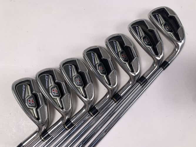 Wilson D350 Iron Set 5-PW+GW True Temper Dynamic Gold X100 Extra Stiff RH +1''