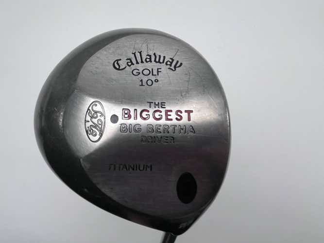 Callaway Biggest Big Bertha Driver 10* Ultra Light Regular Graphite Mens RH