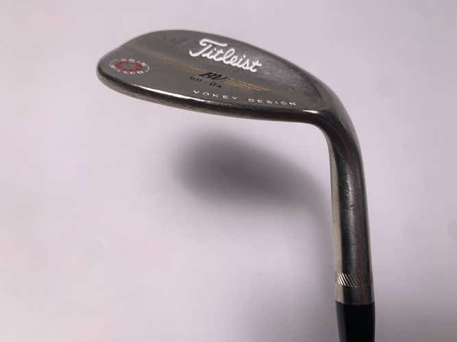Titleist Vokey Spin Milled Black 2009 Wedge 60* 4 Bounce Wedge Steel Mens RH