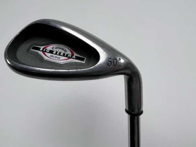 Callaway Big Bertha 2002 Gap Wedge GW 50* Uniflex Steel Mens RH