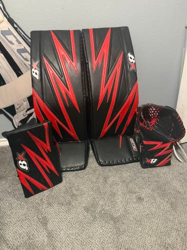 33" 2025 Brian's Optik 4 Regular Goalie Full Set (Used)