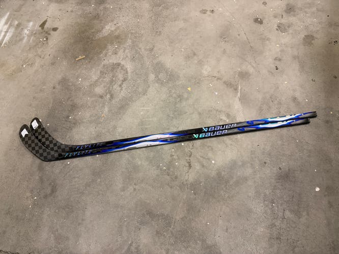 2 Pack Intermediate Bauer Vapor Flylite Left Hand Hockey Stick P28 65 Flex Pro Stock (New)