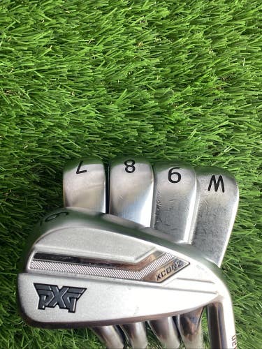 PXG 0211 XCOR2 Iron Set 6-7-8-9-PW With Cypher Fifty 5.0 Senior Graphite Shafts