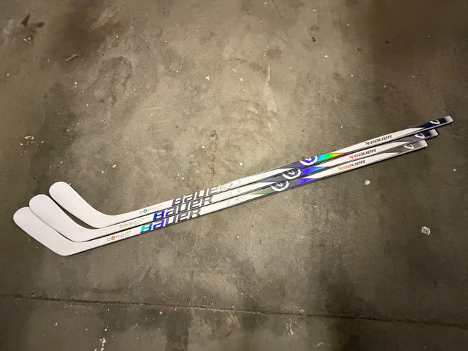 3 pack Senior Bauer Proto2 white Right Handed Hockey Stick P92 77 Flex Pro Stock (New)