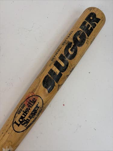 Louisville Slugger Powerized 125SB Ash Wooden Softball Bat, 34", 25oz