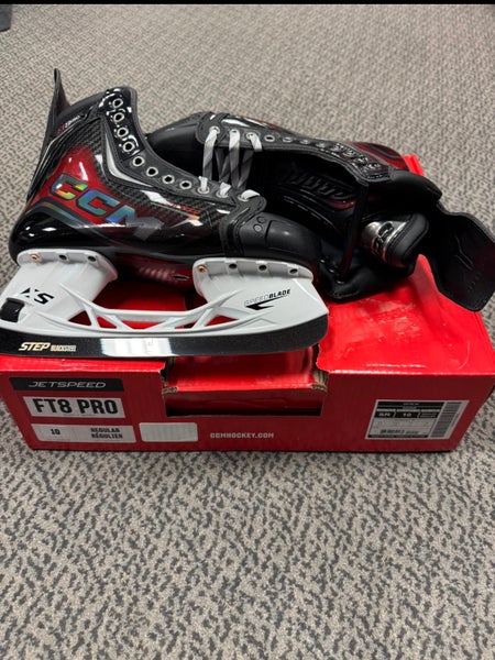 2025 CCM JetSpeed FT8 Pro Hockey Skates Regular Width 10 (Used)