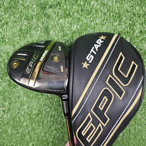 MINT Callaway Epic Max Star 3 Wood Attas Speed Series 40 Regular Graphite RH