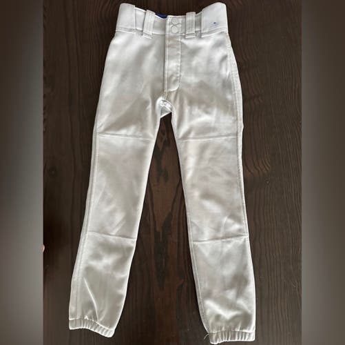Gray Unisex XS Youth Mizuno Game Pants (Used)