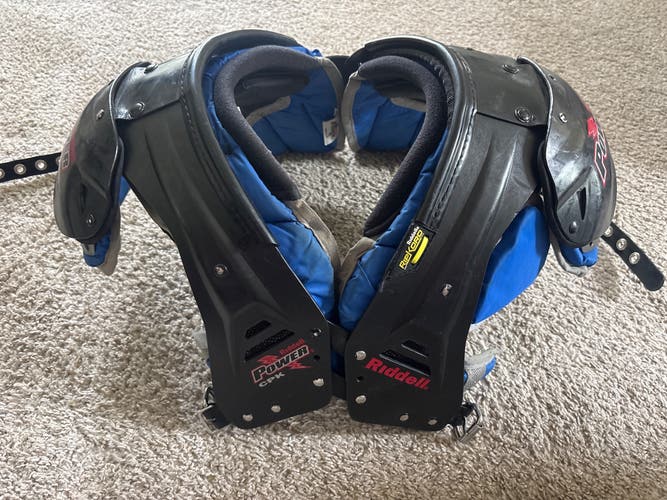 Medium Adult Riddell Power SPX Shoulder Pads (Used)