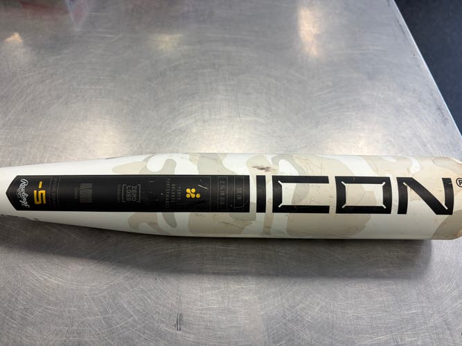 2025 Rawlings Icon Composite USSSA Certified Bat (-5) 25 oz 30" (Used)