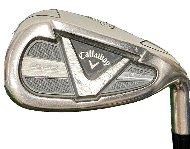 Callaway Edge Pitching Wedge 43* RH W Flex Ladies Graphite 34.5" Nice Stock Grip