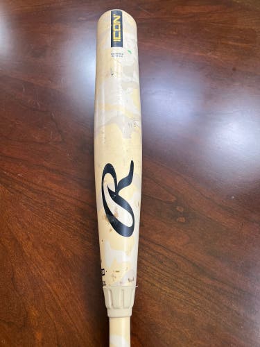 2025 Rawlings Icon Composite BBCOR Certified Bat (-3) 30 oz 33" (Used)