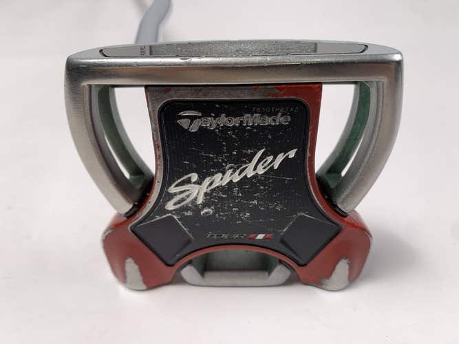 LEFTY TaylorMade Spider Tour Platinum Putter 34" Mens LH