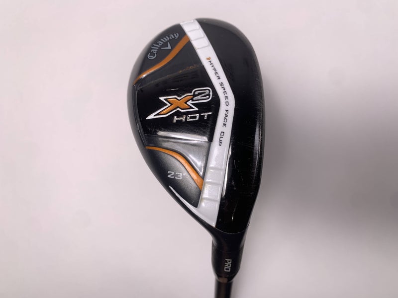 Callaway X2 Hot Pro 4 Hybrid 23* Aldila Tour ATX 3.3 75g Stiff Graphite Mens RH