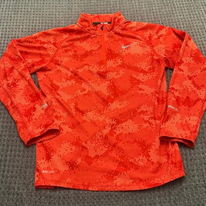 Nike 1/4 zip long sleeve youth running shirt