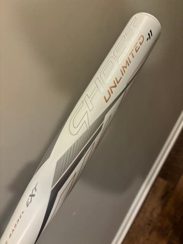 2023 Easton Ghost Unlimited Composite Bat (-11) 19 oz 30" (Used)