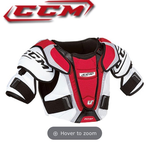 Men's New Large Senior CCM U+ Shoulder Pads Fit07