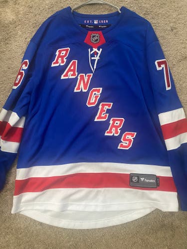 New York Rangers Skjei Blue Medium Men's Jersey (Used)
