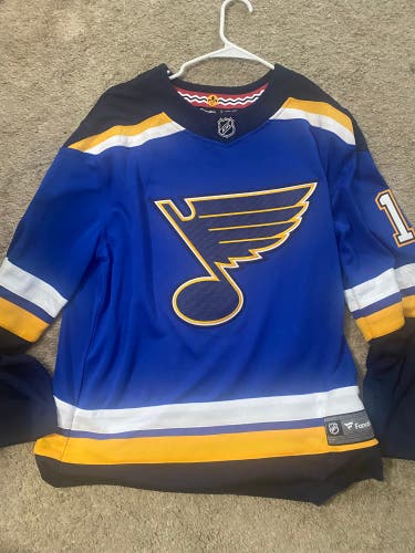 St. Louis Blues Schwartz Blue Medium Men's Jersey (Used)