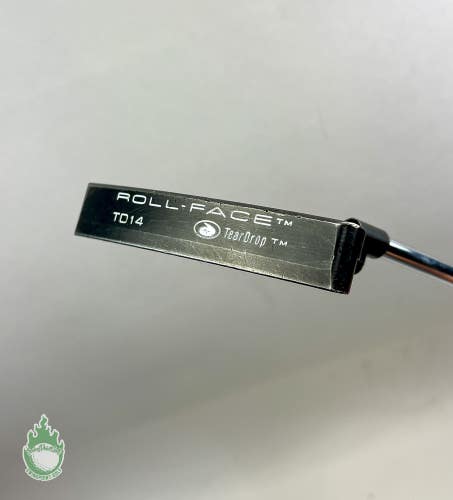 Used Right Handed Roll Face Tear Grop TD14 36" Putter Steel Golf Club