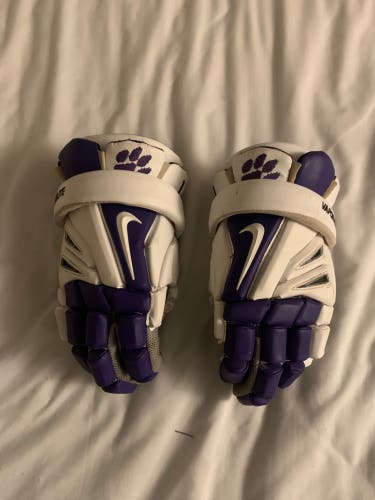 Nike Vapor Elite Clemson Lacrosse Gloves (Used)