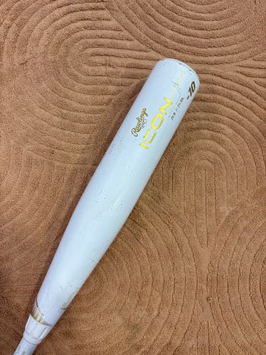2024 Rawlings Icon Composite Bat USSSA Certified (-10) Composite 19 oz 29" (Used)
