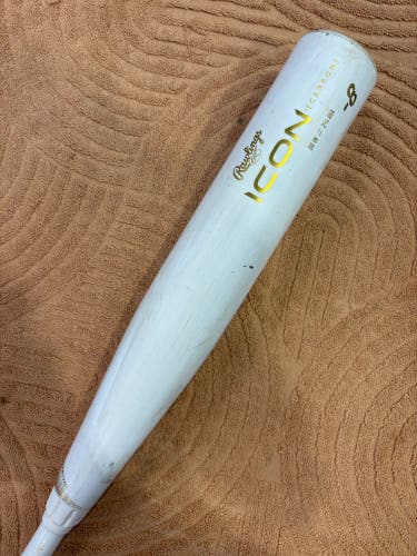 2024 Rawlings Icon Composite Bat USSSA Certified (-8) Composite 22 oz 30" (Used)