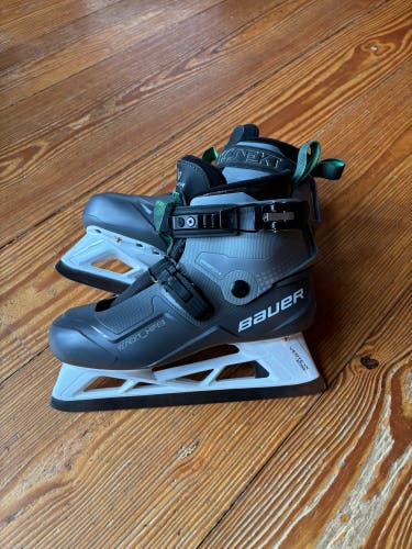 2022 Bauer Konekt HF2 Hockey Goalie Skates Regular Width 8 (Used)