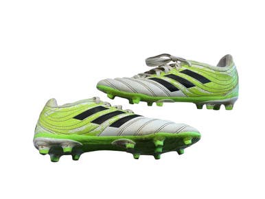 Used Adidas COPA Soccer Cleats White And Green Junior 04.5 11873-S000237793