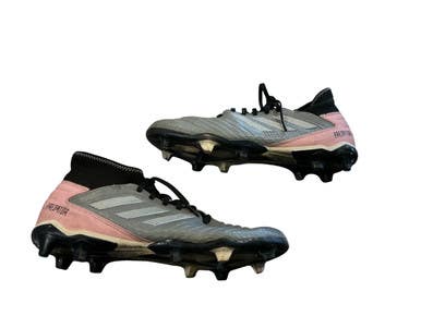 Used Adidas Soccer Cleats Grey And Pink Senior 8 11873-S000237795
