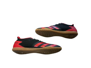Used Adidas PREDATOR Soccer Indoor Shoes Black And Red Senior 8 11873-S000234507