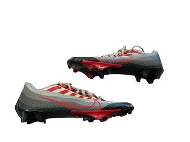 Used Nike VAPOR Adult FB Cleats White/Black/Red Senior 11 11873-S000235980