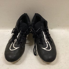 Used Nike Adult FB Cleats Black And White Senior 8 11725-S000501031