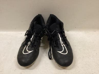 Used Nike Adult FB Cleats Black And White Senior 8 11725-S000501031