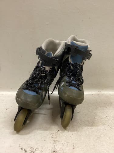 Used Salomon ENERGYZER WOMENS Senior Rec Fitness Skates Carolina Blue Senior 9.5 11725-S000499608