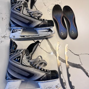 2008 CCM U+ Pro Hockey Skates Regular Width Size 6.5 (Used)