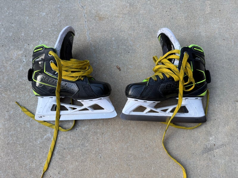 2021 Bauer GSX Hockey Goalie Skates Size 1 (Used)