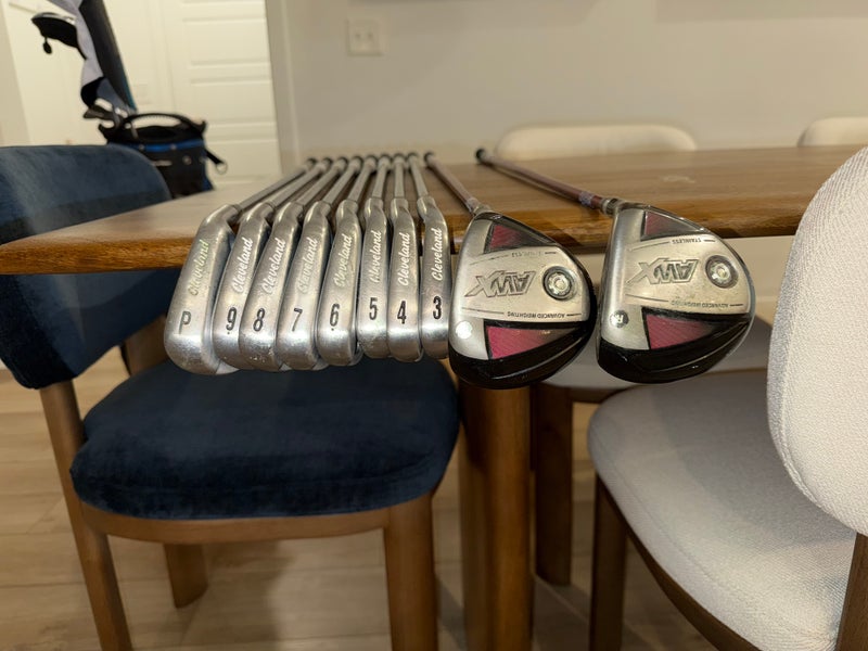 Men's 2015 Cleveland CG2 Irons Right Handed Clubs (Full Set) Stiff Flex 10 Pieces (Used)