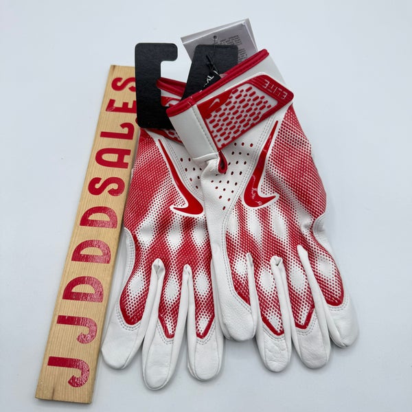 Nike Alpha Elite Baseball Batting Gloves Red White Men’s Sz XXL NWT $74
New with Tags
