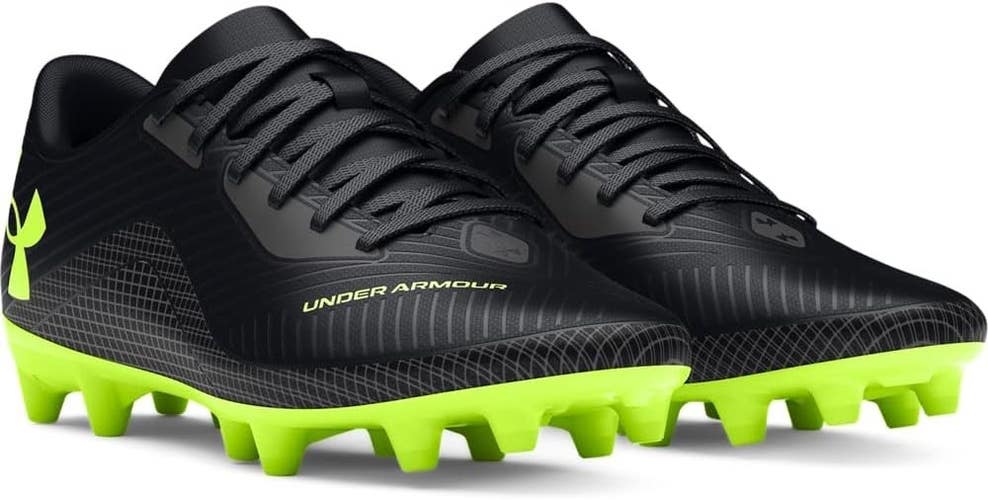 Under Armour UA Shadow Select 2 FG Kids' Soccer Cleats Black 3028709-002 New